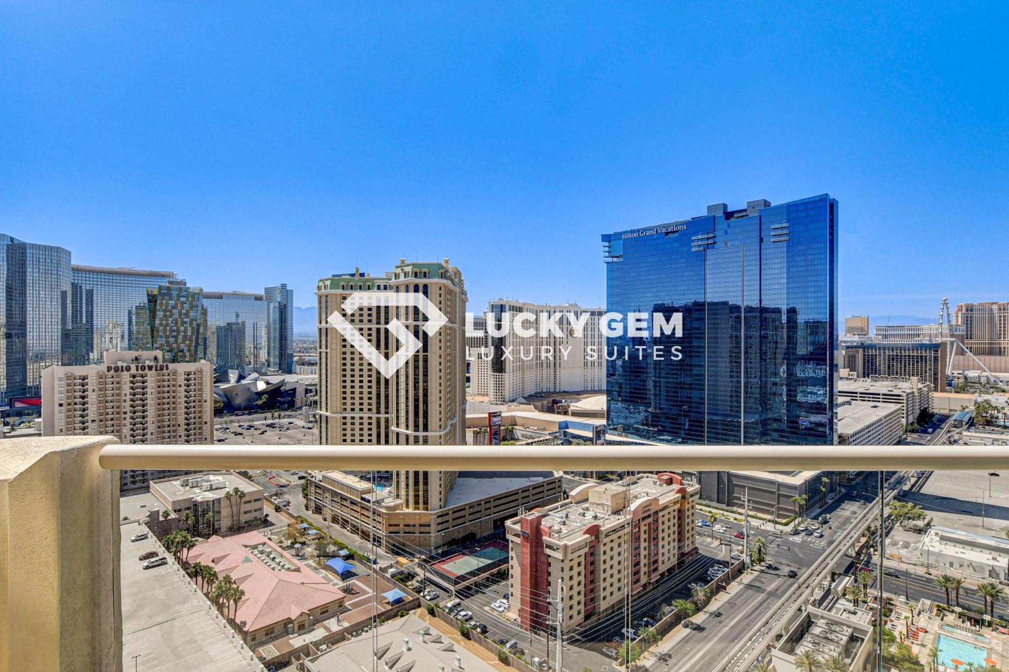 Lucky Gem Penthouse & Luxury At Signature Resort, Balcony Strip View 2605 Las Vegas