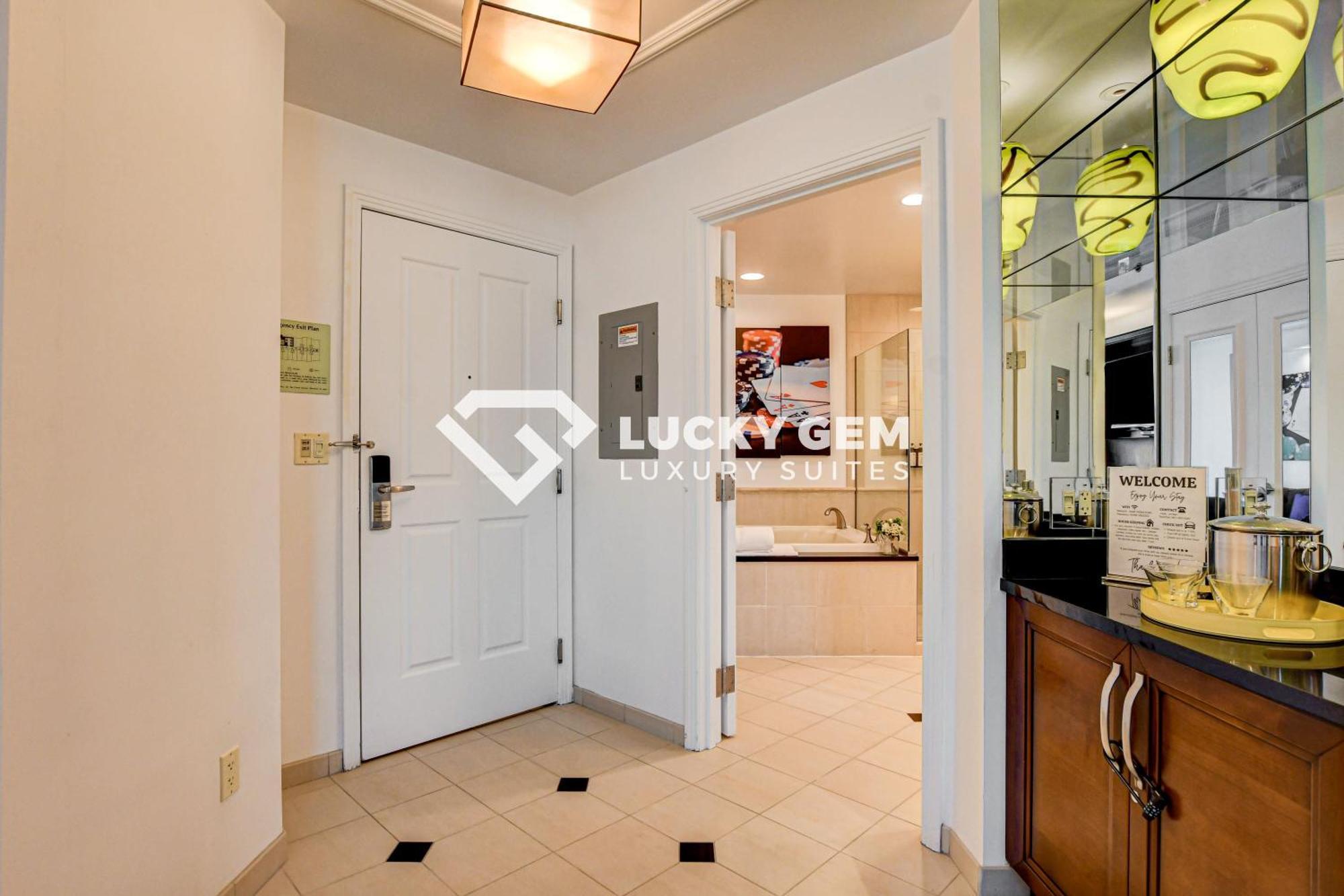 Hotel Lucky Gem Penthouse & Luxury At Signature Resort, Balcony Strip View 2605 Las Vegas