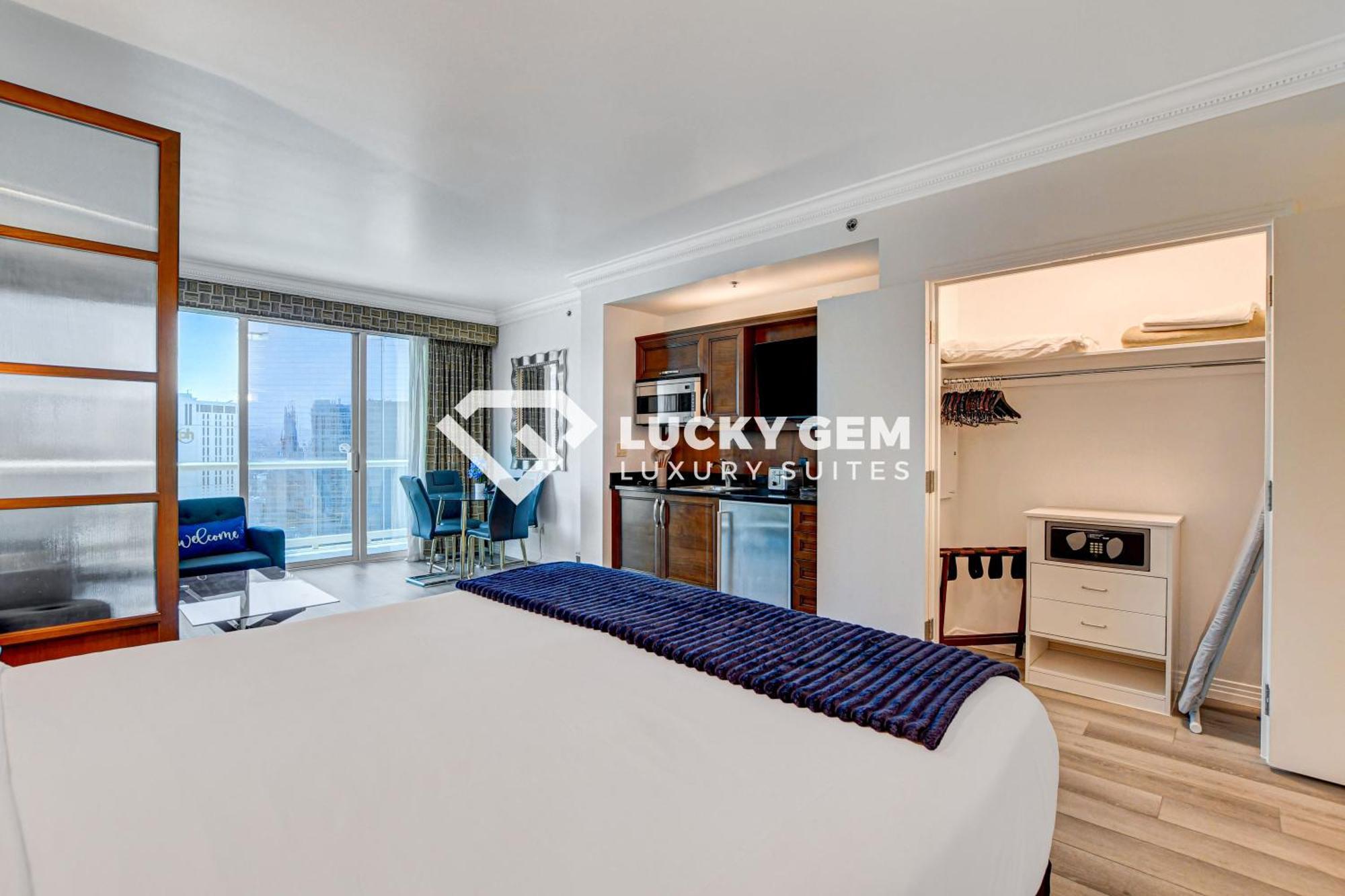 Hotel Lucky Gem Penthouse & Luxury At Signature Resort, Balcony Strip View 2605 Las Vegas